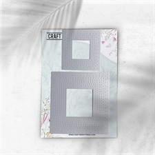 CraftAddictionUK Die - Elegant Impressions / Square
